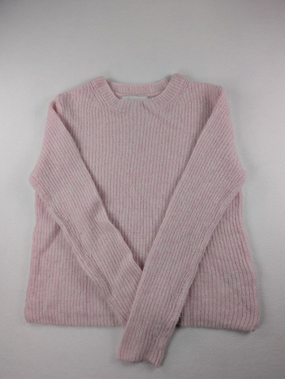 Banana Republic Pink Fuzzy Alpaca Blend Crewneck Sweater Women’s S
